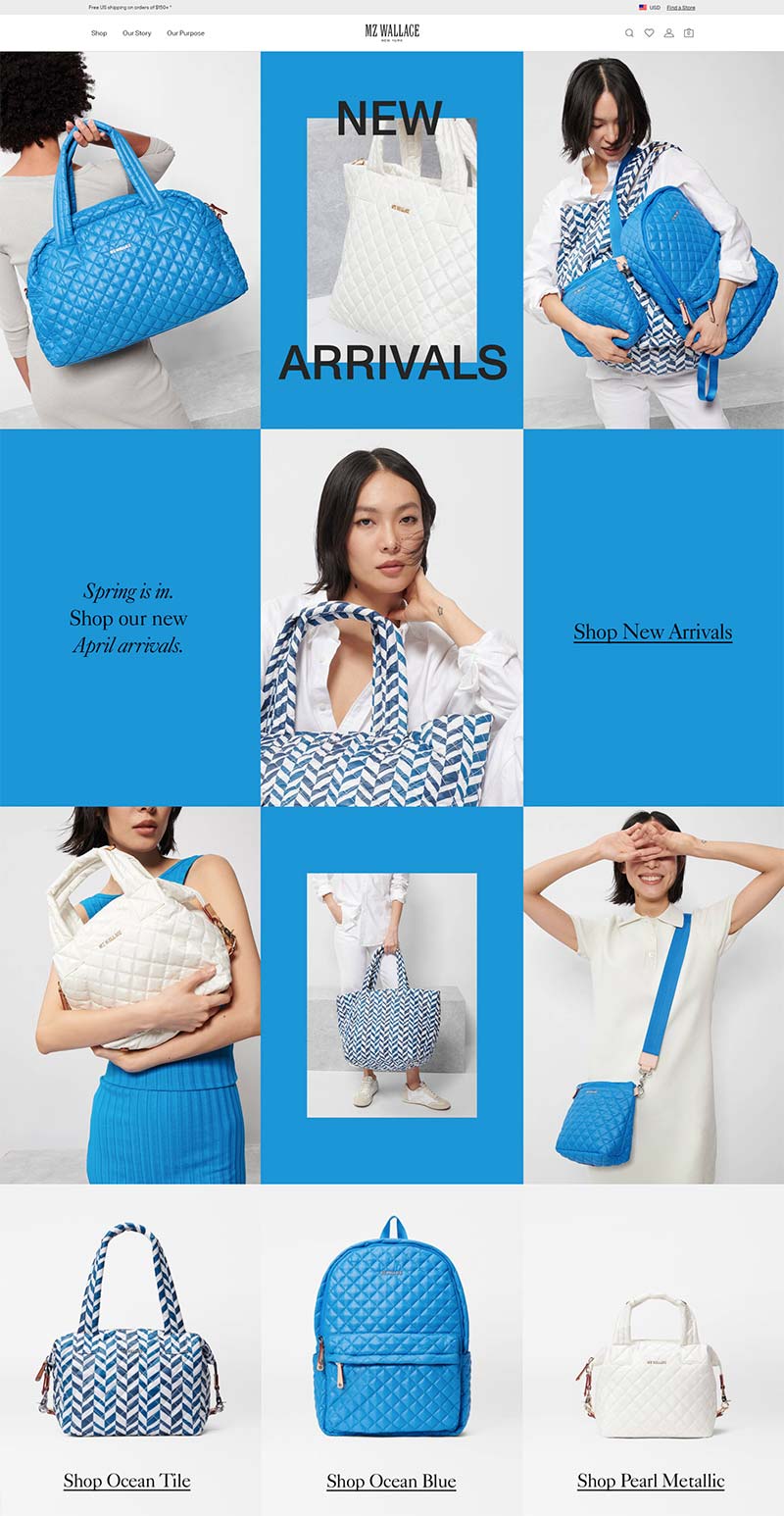 MZ Wallace 美国设计师包包品牌购物网站