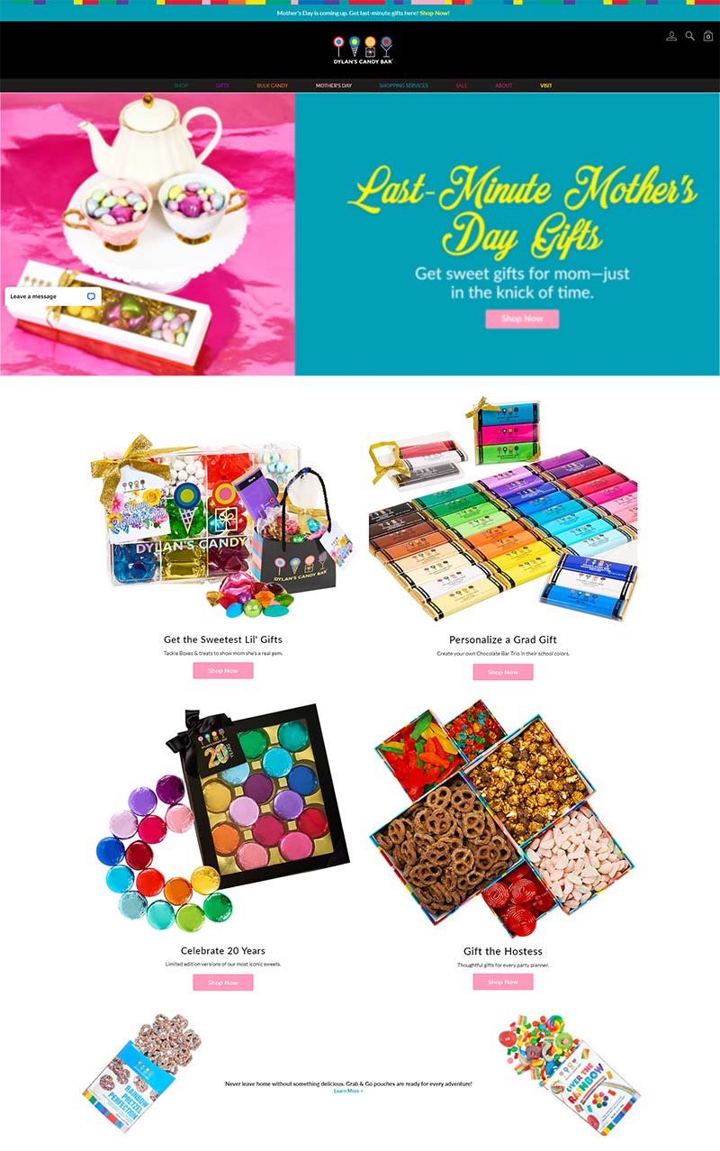 Dylan's Candy Bar 美国糖果专营品牌购物网站