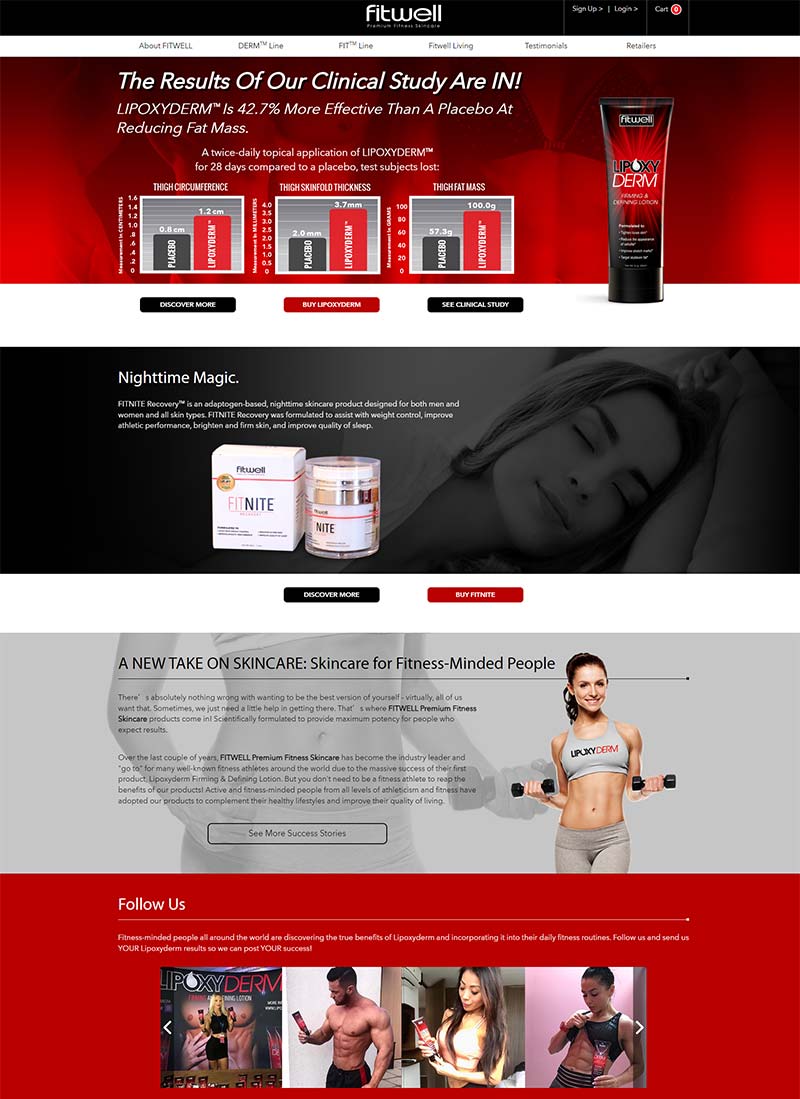 Fitwell Skincare 美国健身护肤品牌购物网站