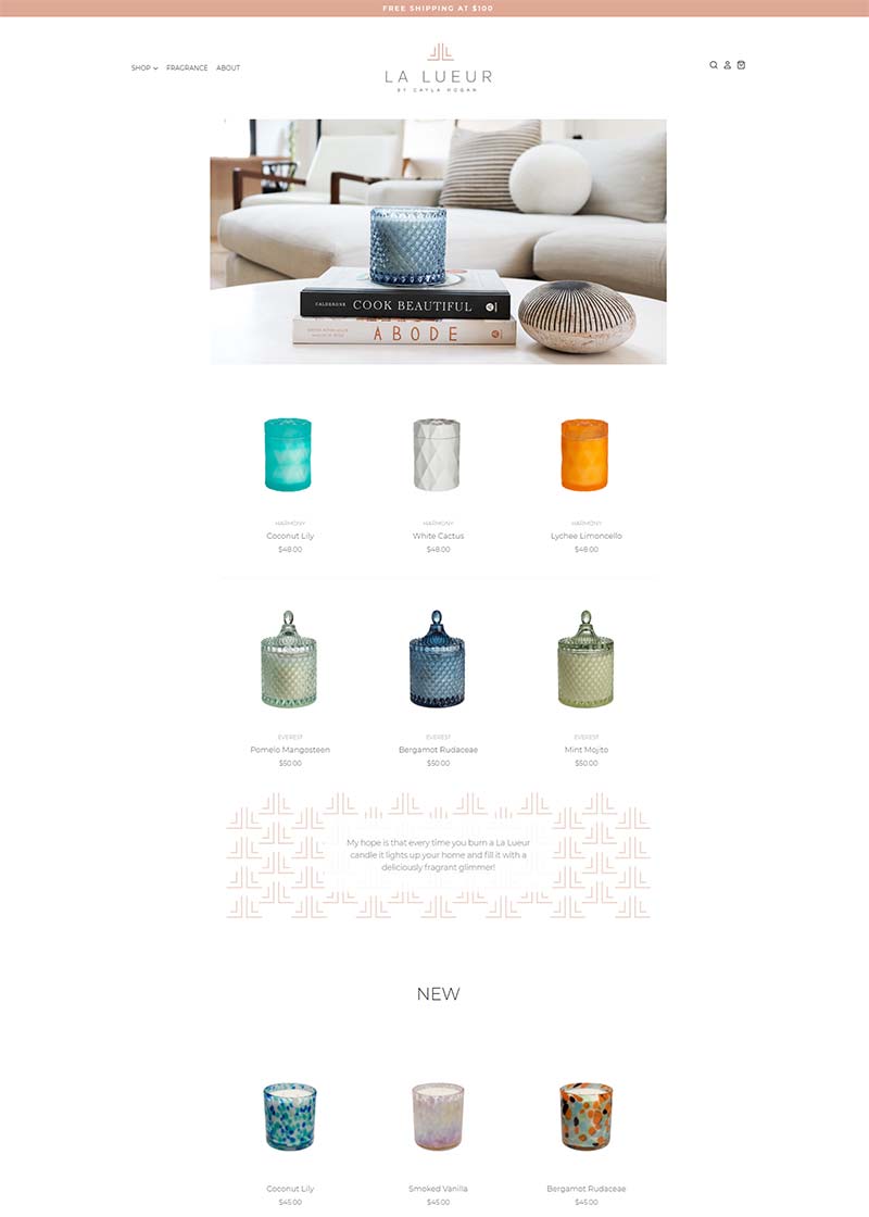 La Lueur Candles 美国香氛蜡烛品牌购物网站