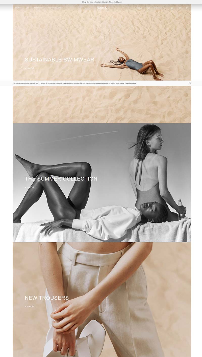 Filippa K 美国时尚极简服饰品牌购物网站