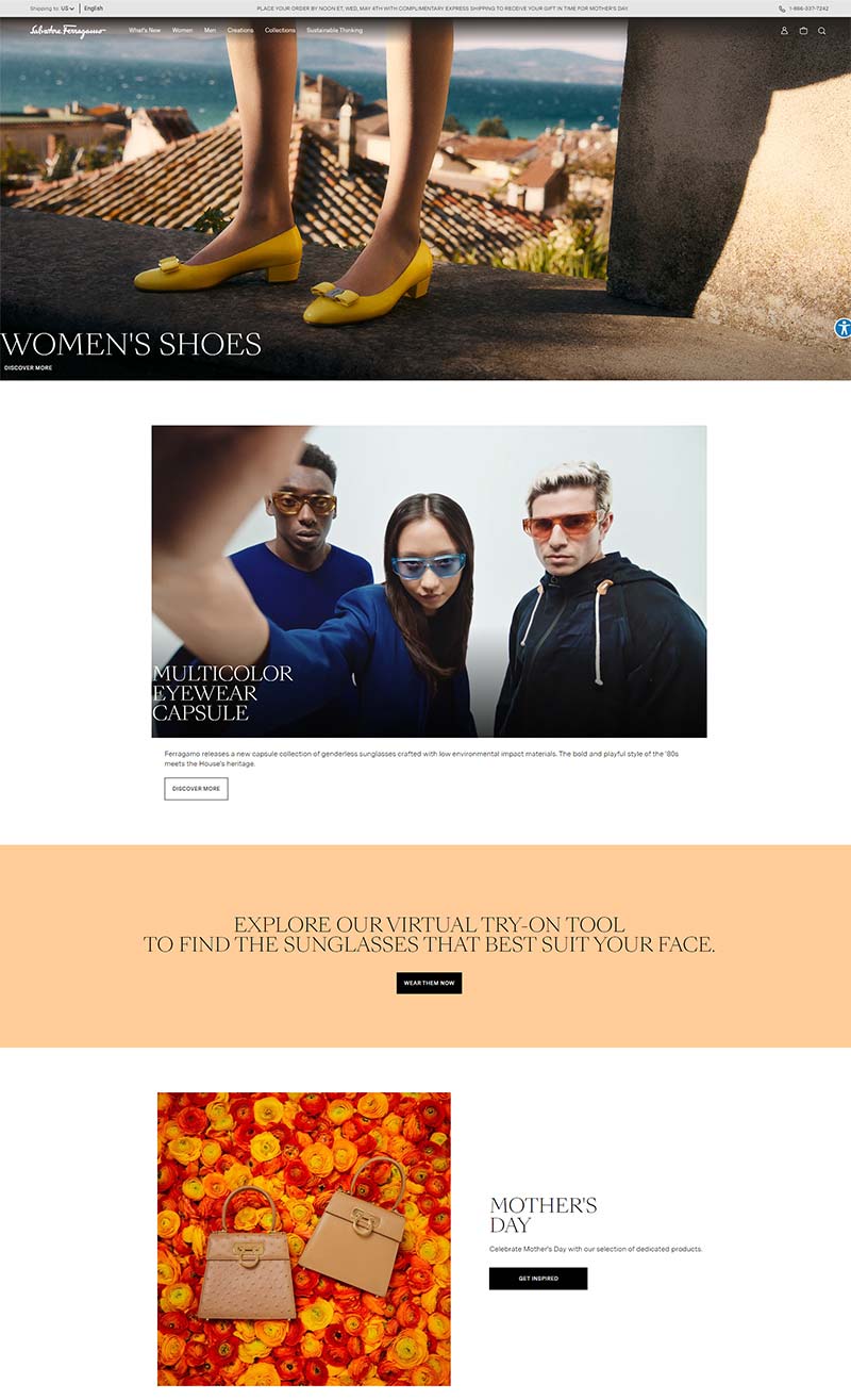 Salvatore Ferragamo US 意大利时尚奢侈品牌美国官网