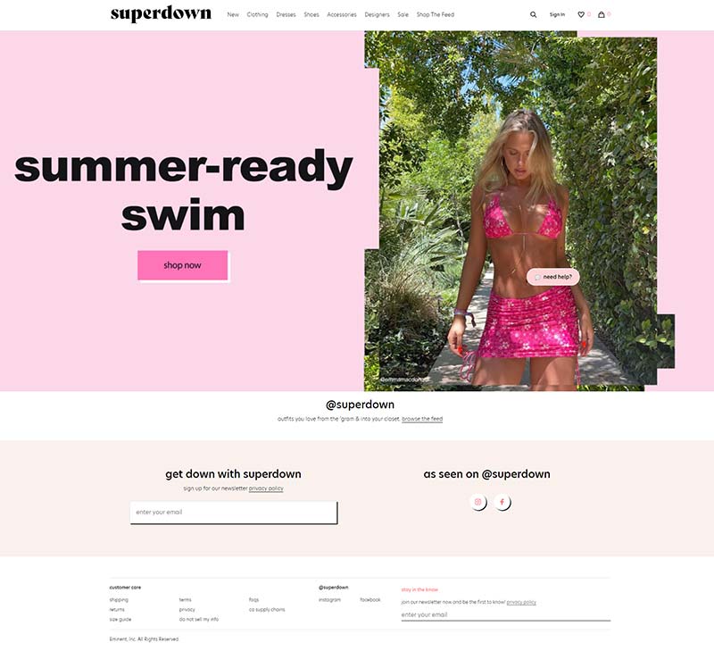 Superdown 美国现代时尚女装品牌购物网站