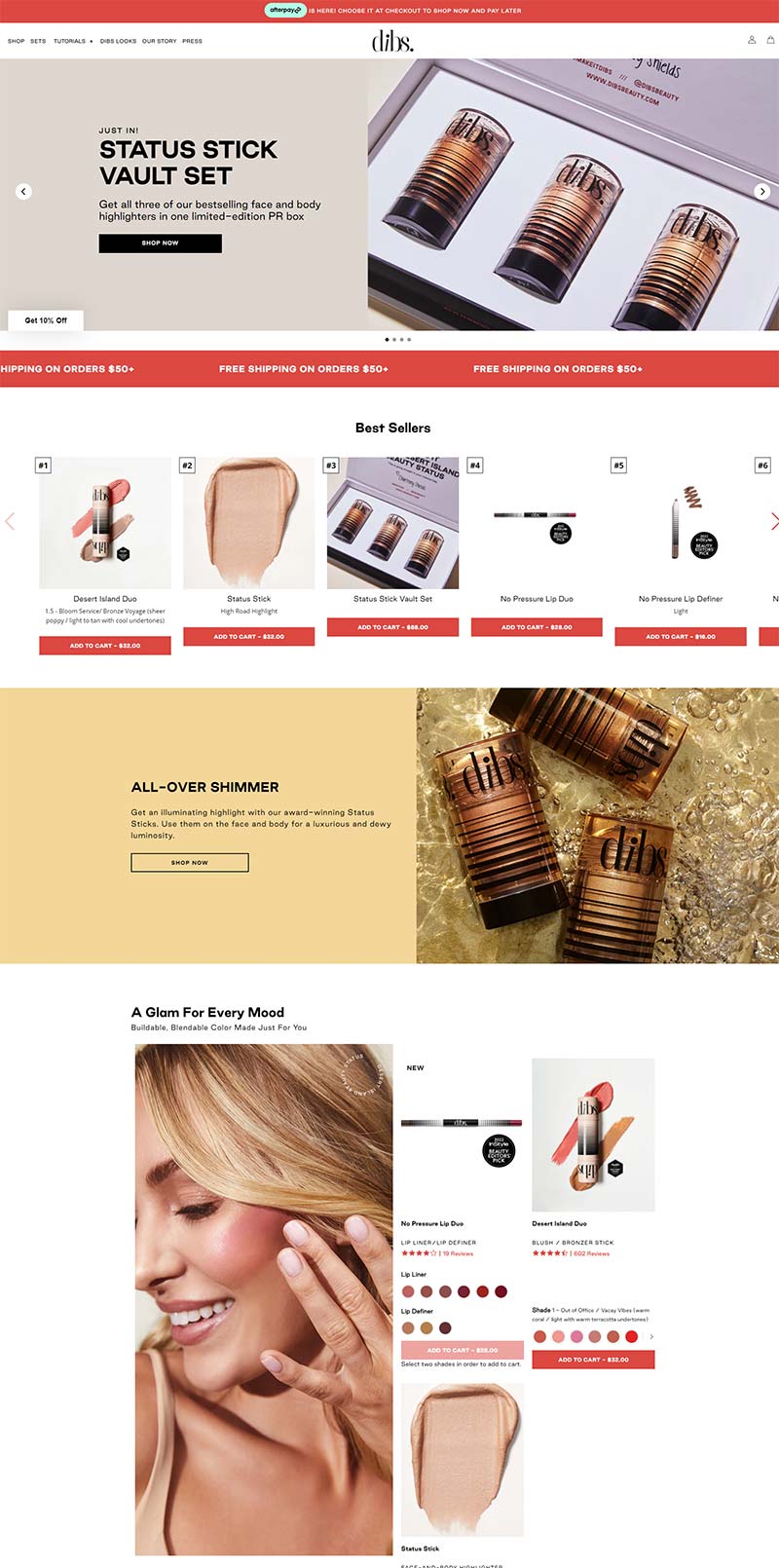 DIBS Beauty 美国纯素化妆品购物网站
