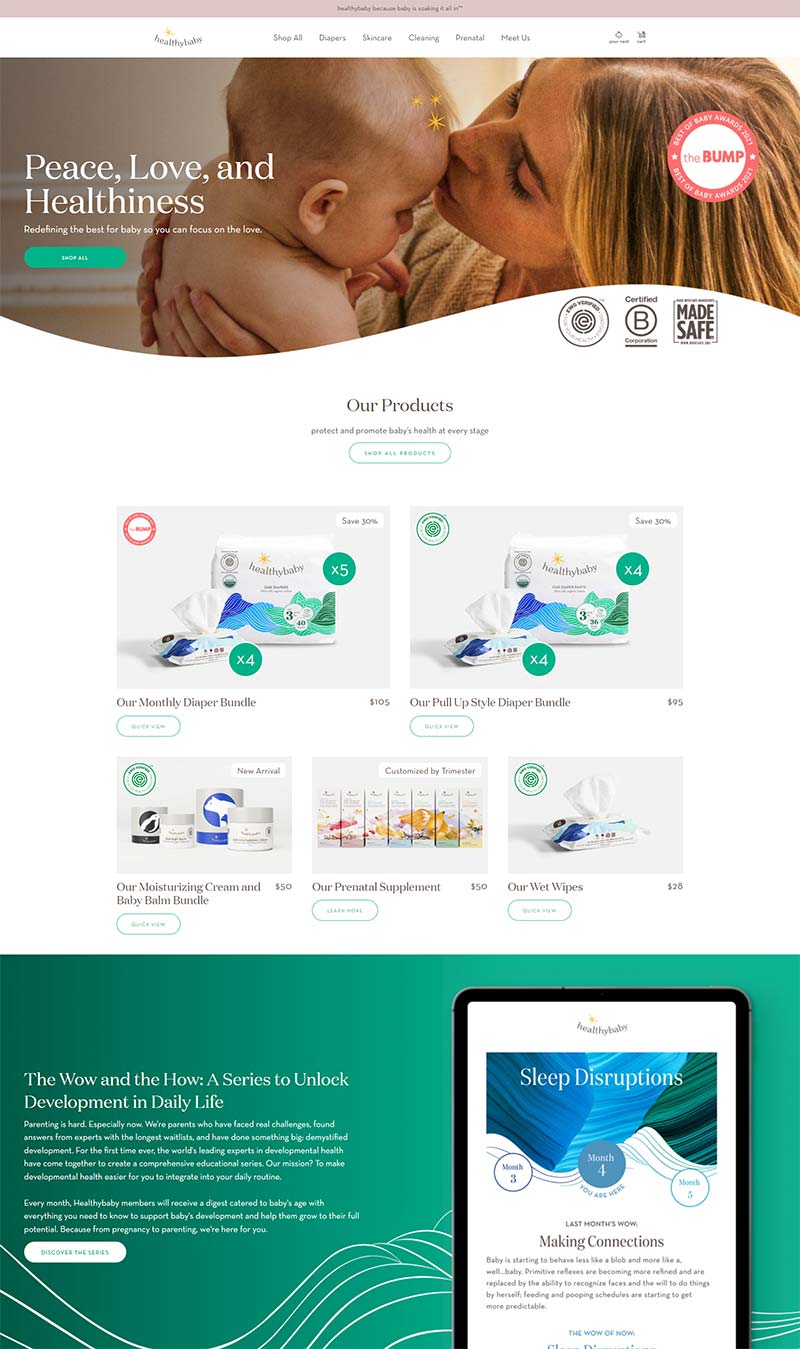 Healthybaby 美国育儿文摘及产品订阅网站