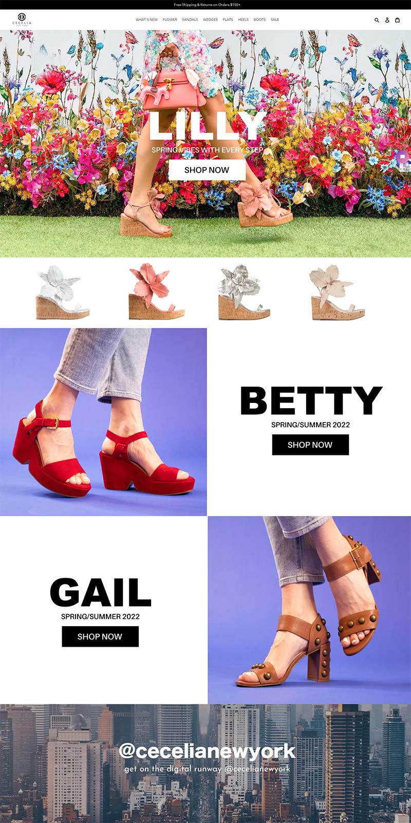 Cecelia New York 美国时尚女鞋品牌购物网站