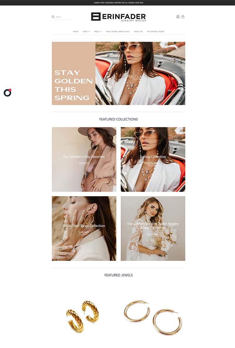 Erin Fader Jewelry Design 美国时尚复古珠宝购物网站