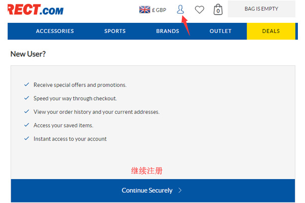 Sportsdirect Registration