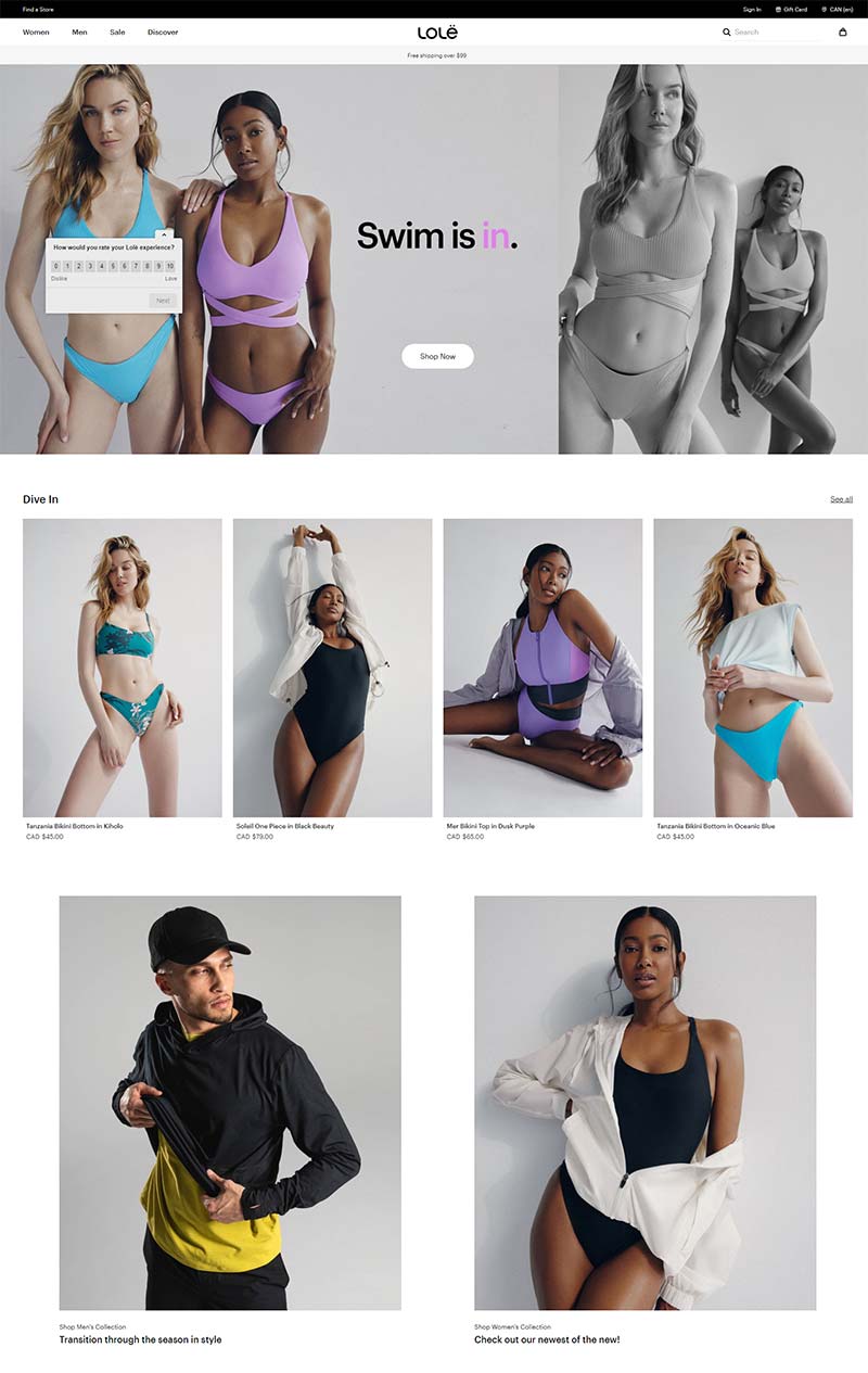 Lole Canada 美国知名女装品牌加拿大官网