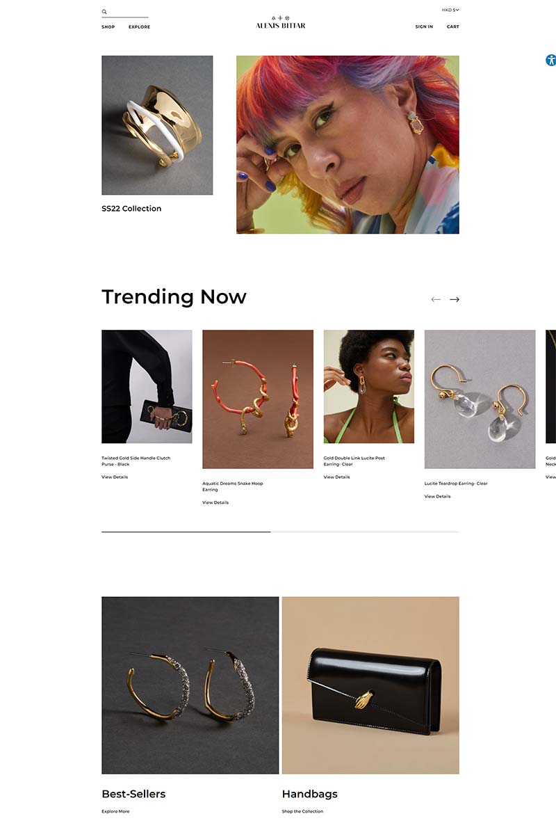 Alexis Bittar 美国奢华生活首饰购物网站