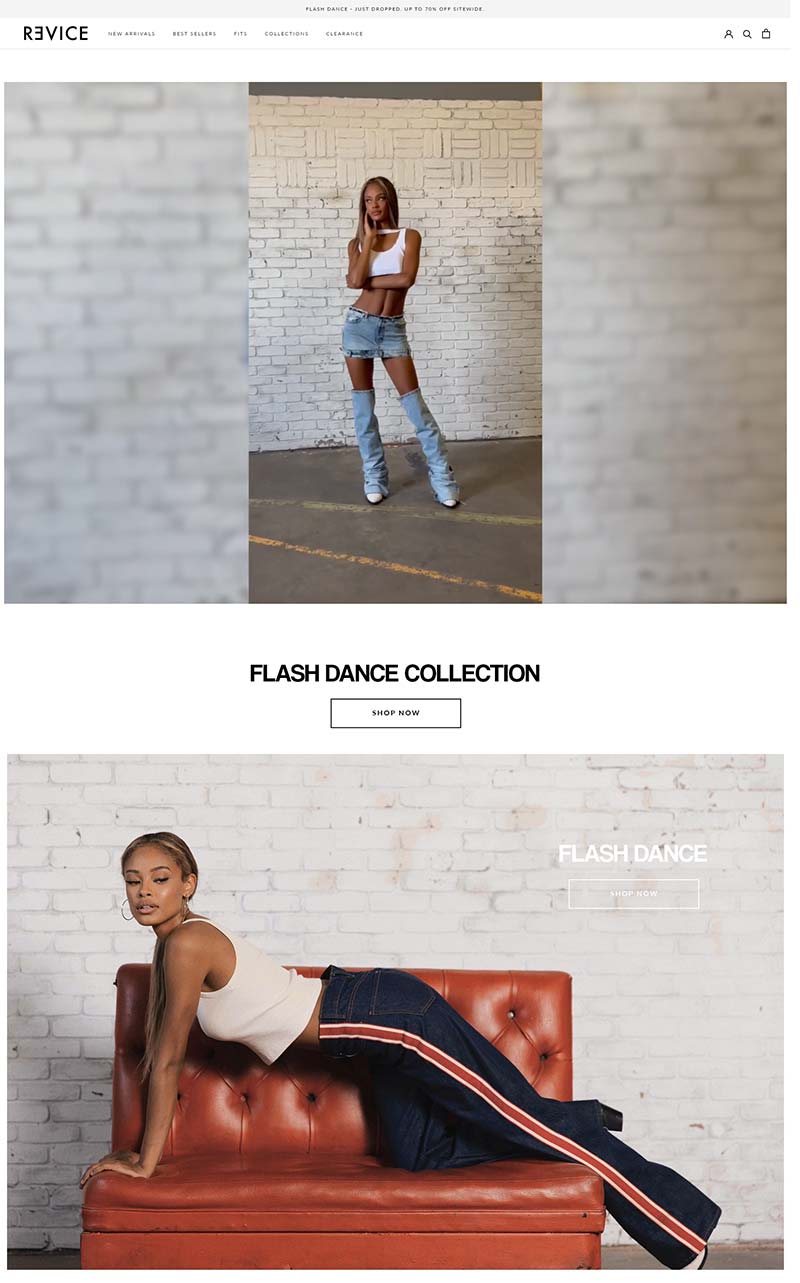 Revice Denim 美国复古牛仔服饰购物网站