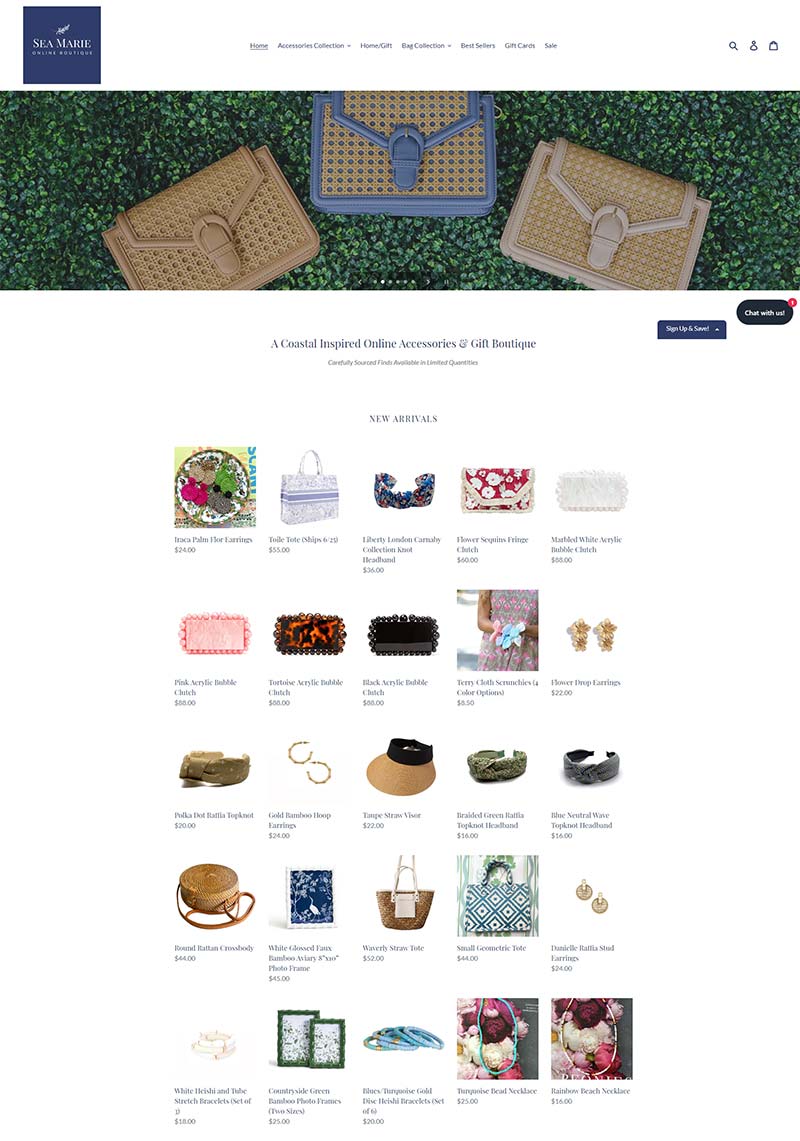 Sea Marie Designs 美国沿海风格配饰品牌购物网站