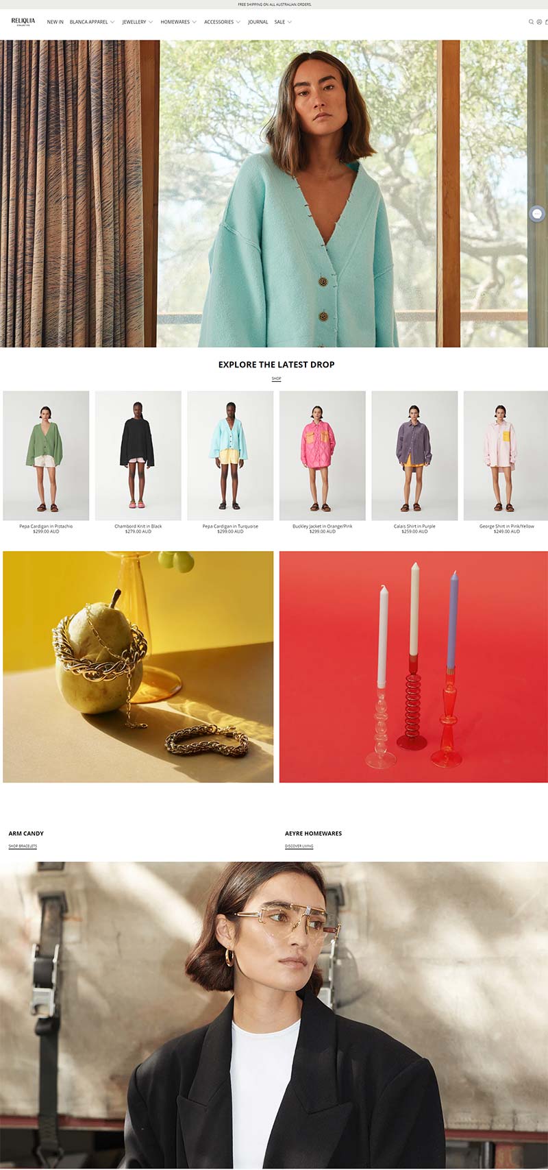 Reliquia Jewellery 澳大利亚时尚珠宝品牌购物网站