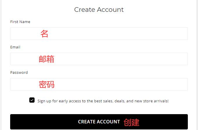 Register account