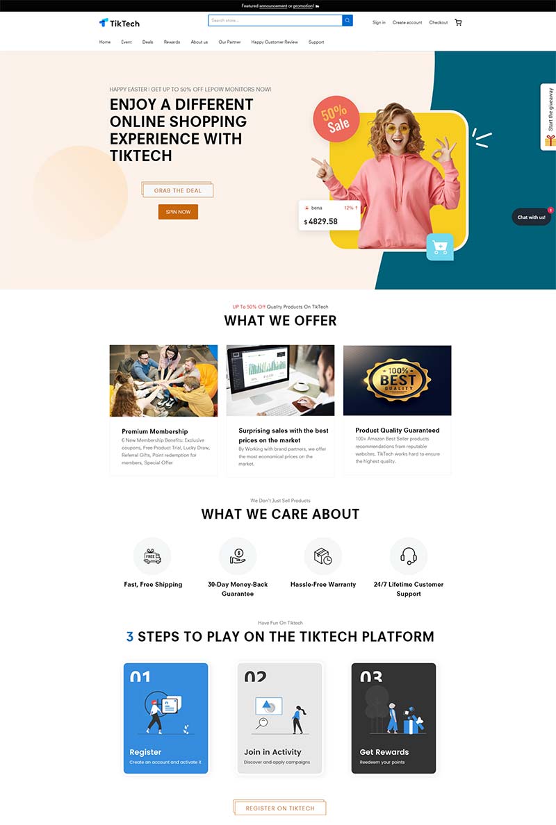 TikTech 美国折扣优惠分享导购网站