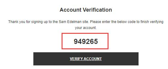 Registration Verification Code