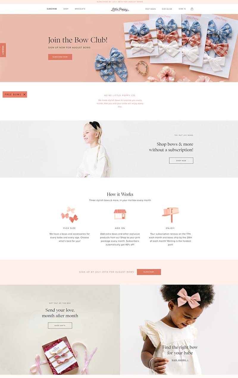 Little Poppy Co 美国母婴产品订阅网站