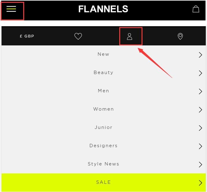 Dropdown menu
