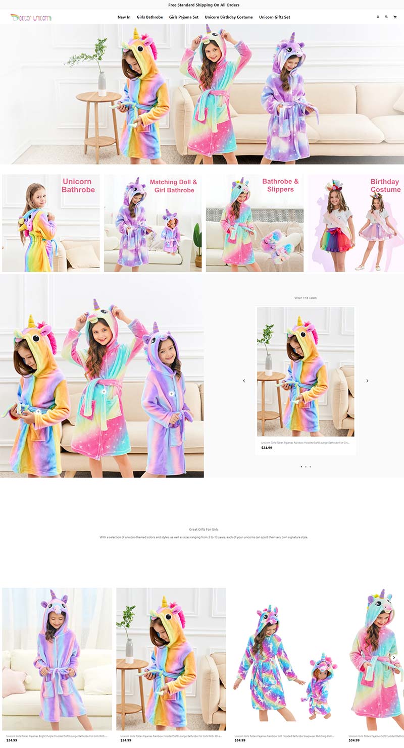Doctor Unicorn 中国独角兽系列童装购物网站