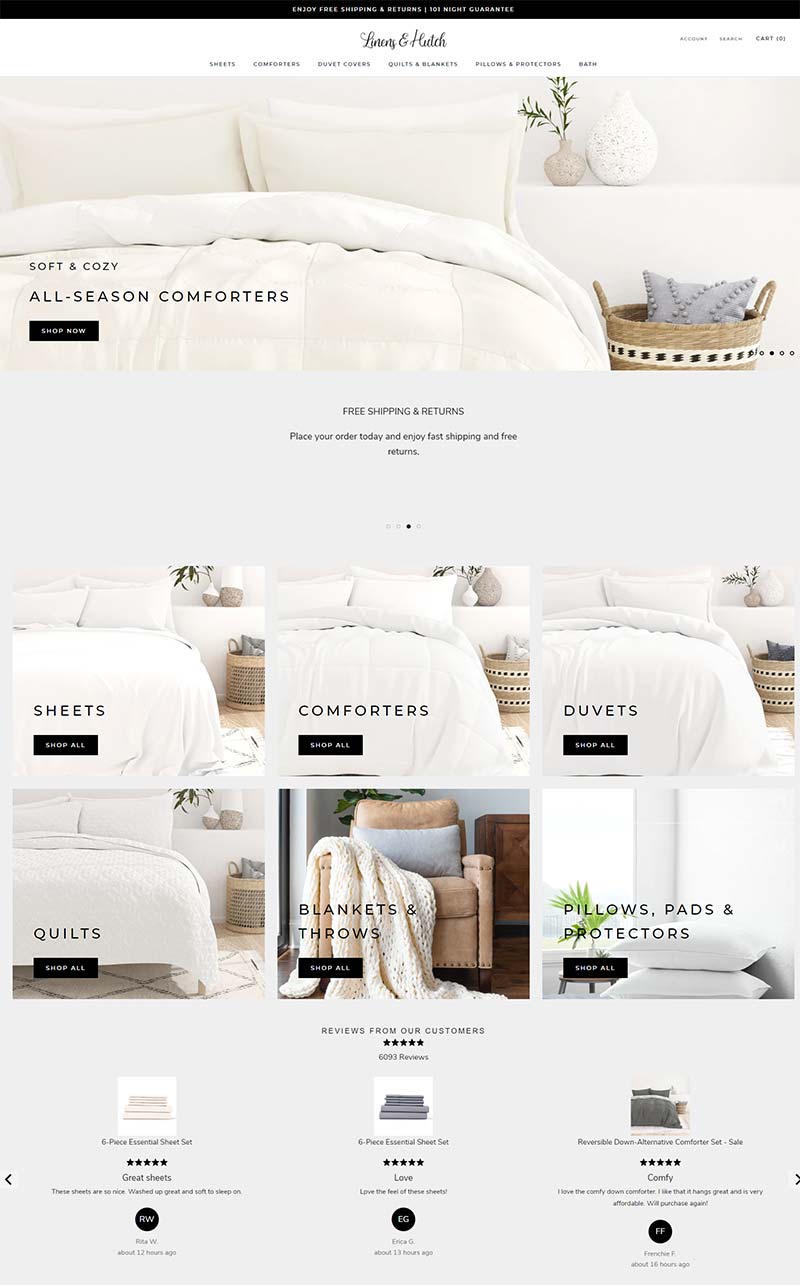 Linens & Hutch