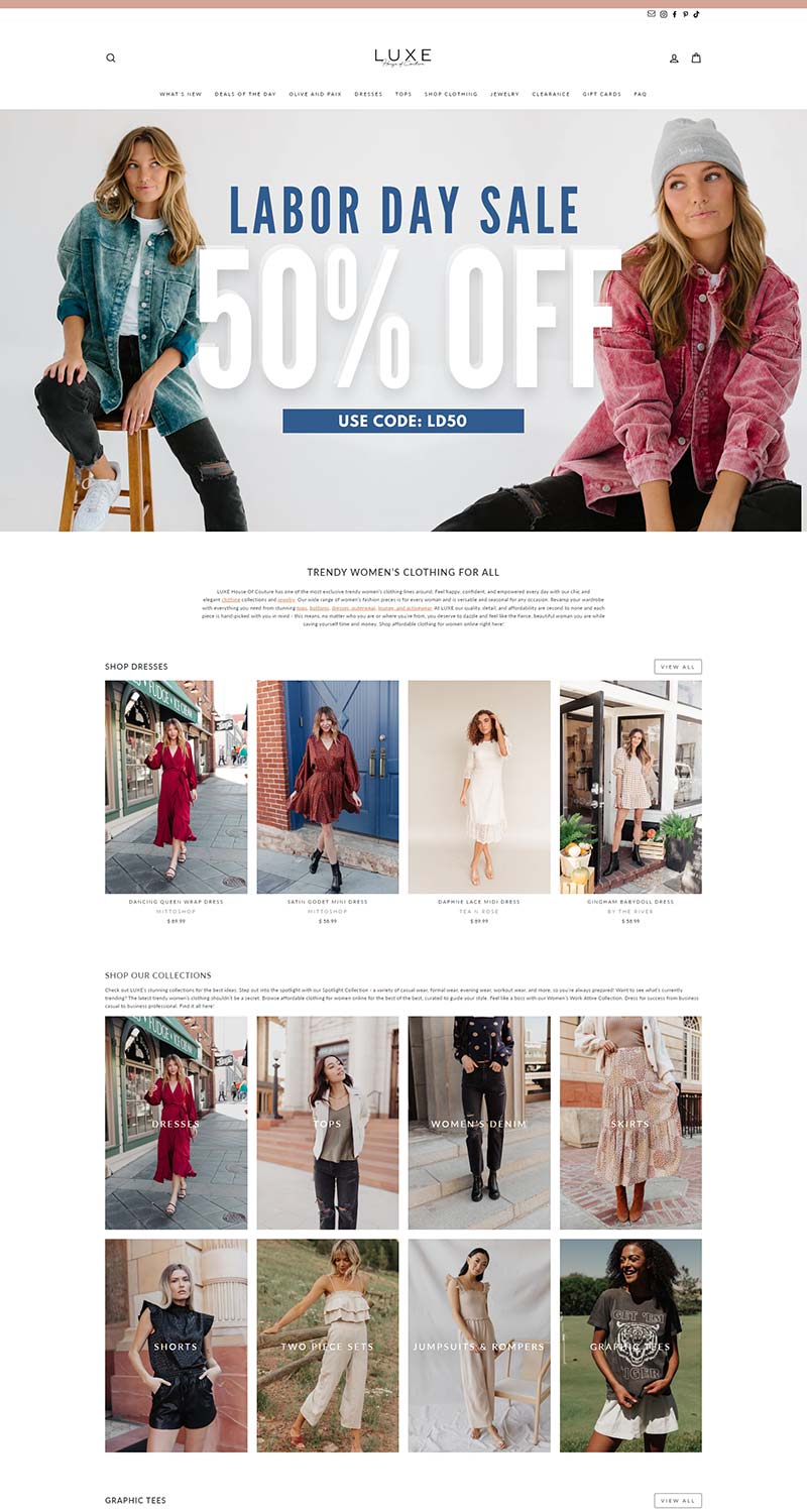 LUXE House Of Couture 美国豪华女装购物网站
