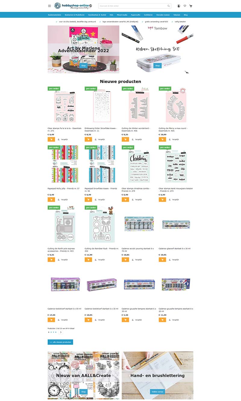 HobbyShop-online 荷兰针织手工用品购物网站