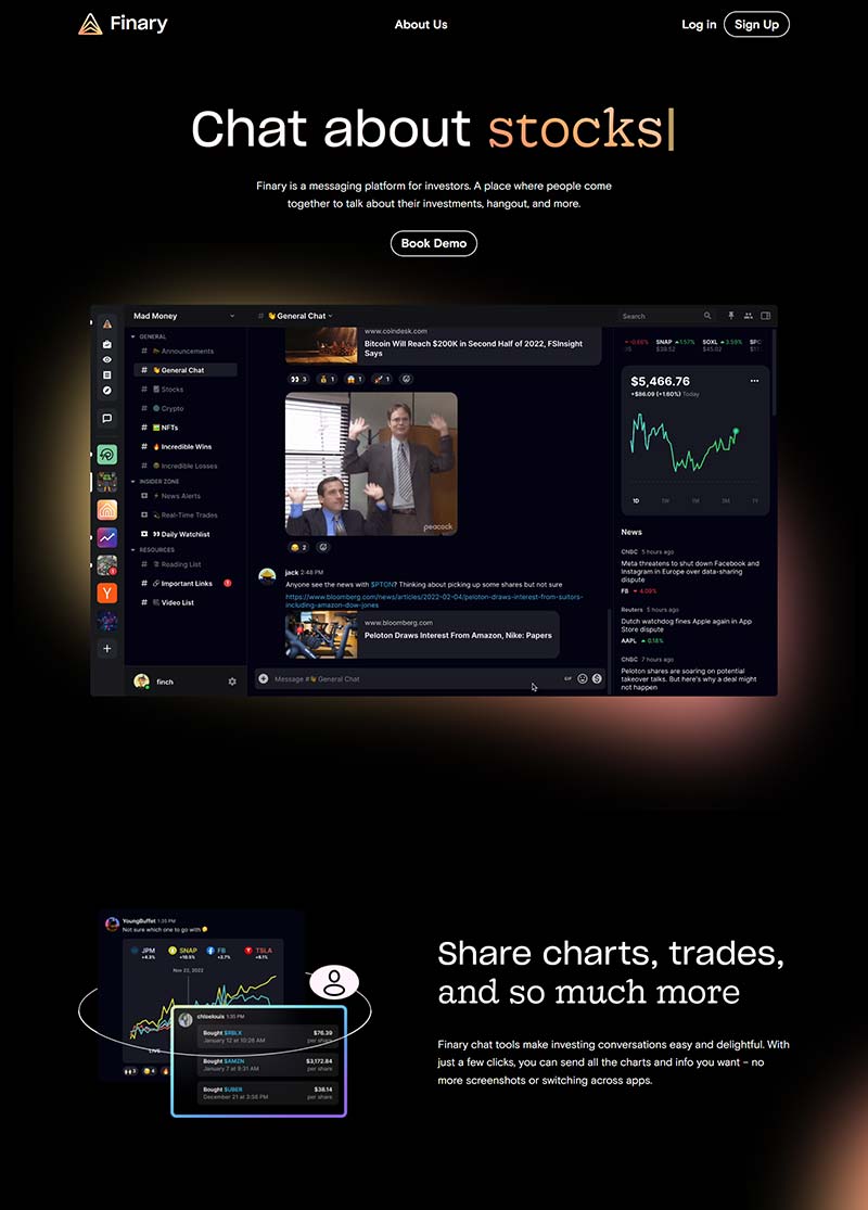 Finary 美国专业投资信息服务网站