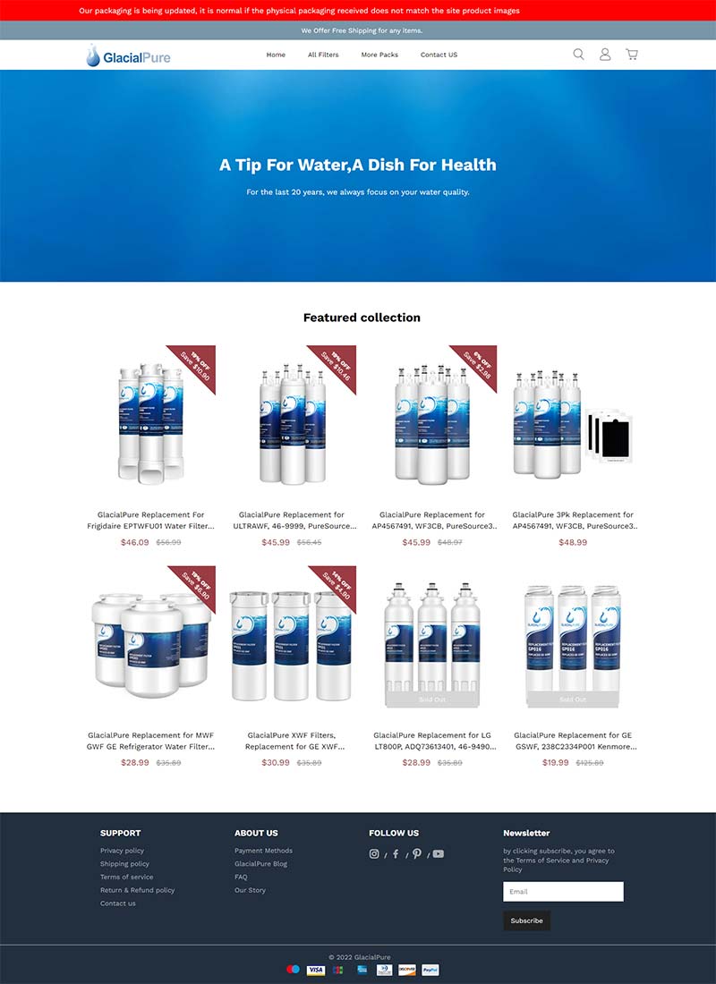 GPfilter 美国过滤器品牌购物网站