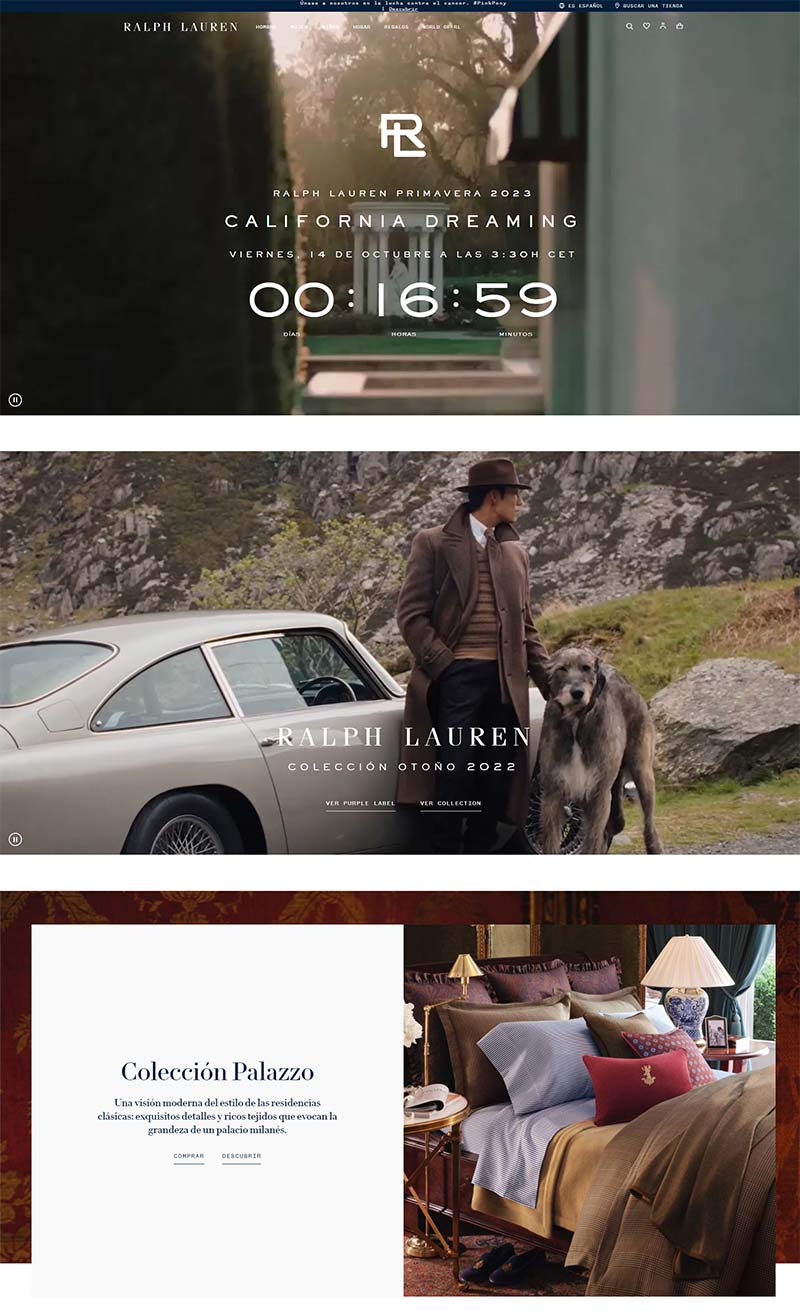 Ralph Lauren ES 拉夫劳伦奢华时尚西班牙官网