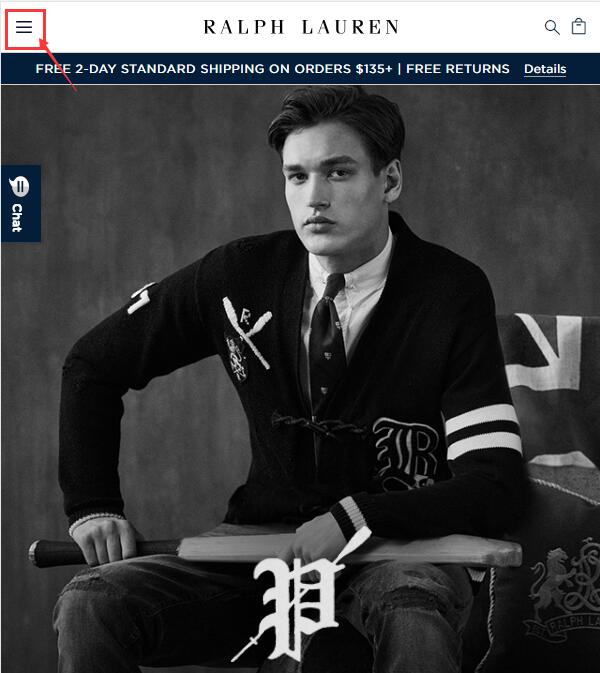 Ralph Lauren Register Account