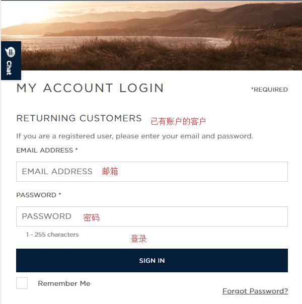 Ralph Lauren Create Account