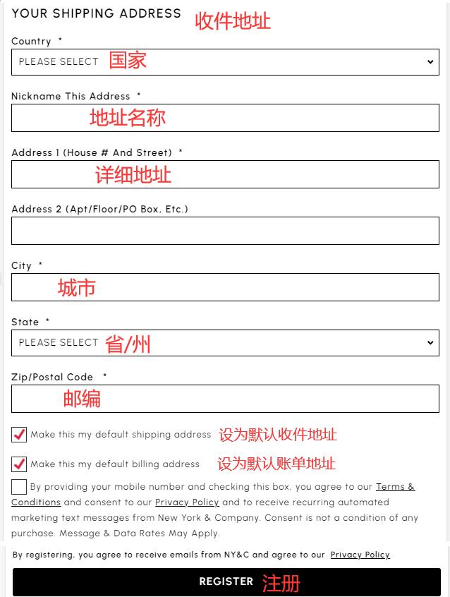 Registration Address