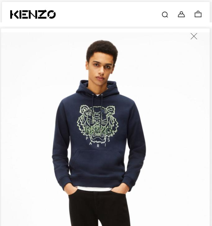 KENZO selecting items