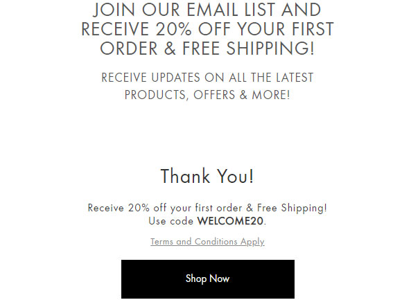 Origins new user discount
