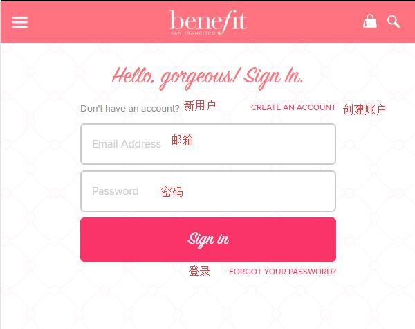 Benefit New User Registration