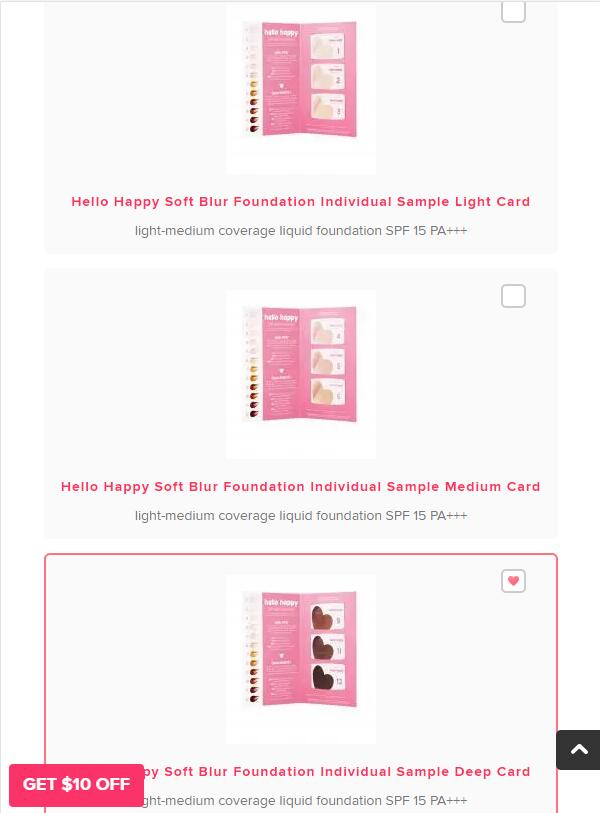 Benefit Select Samples