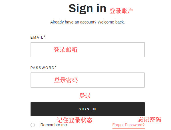 ERNO LASZLO login page