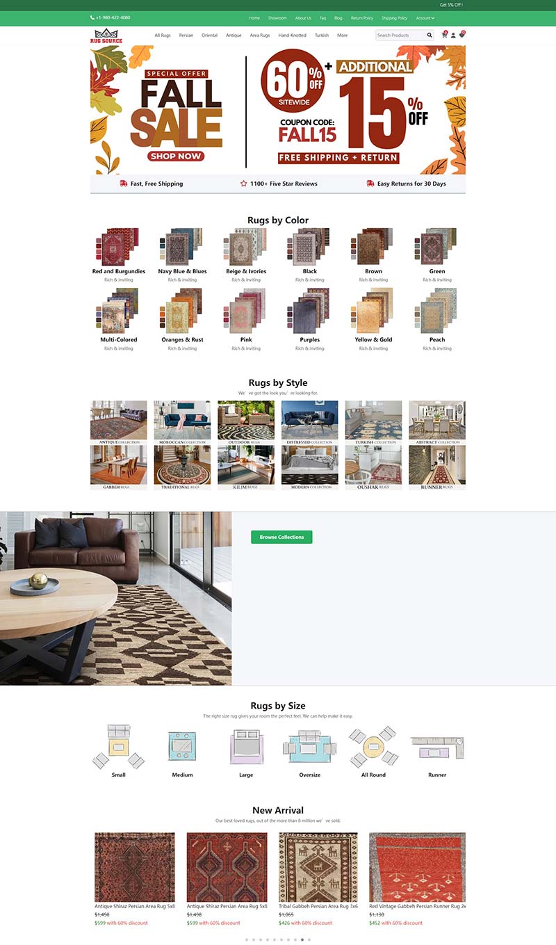 Rug Source 美国居家地毯品牌购物网站