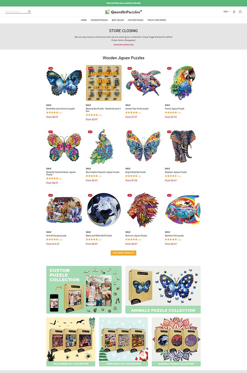 Quordle Puzzles 香港知名拼图玩具购物网站