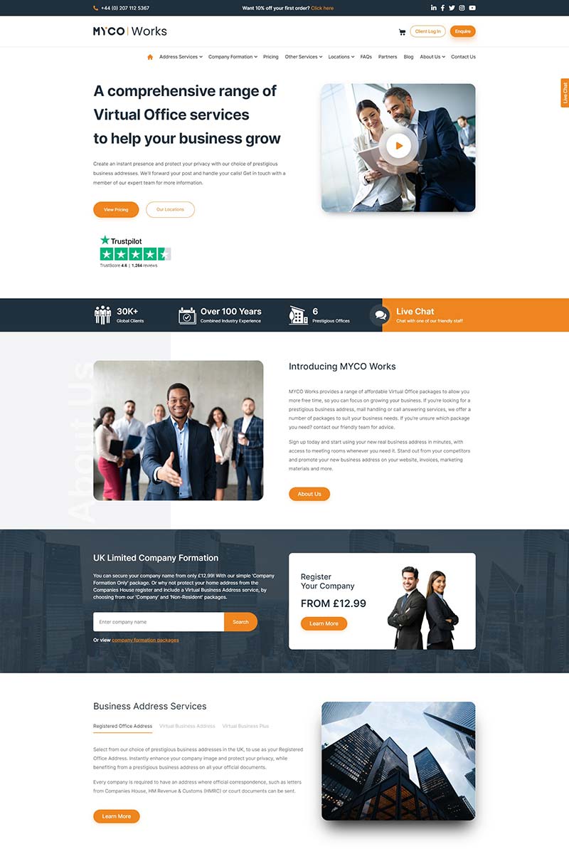 MYCO Works 英国企业注册咨询网站