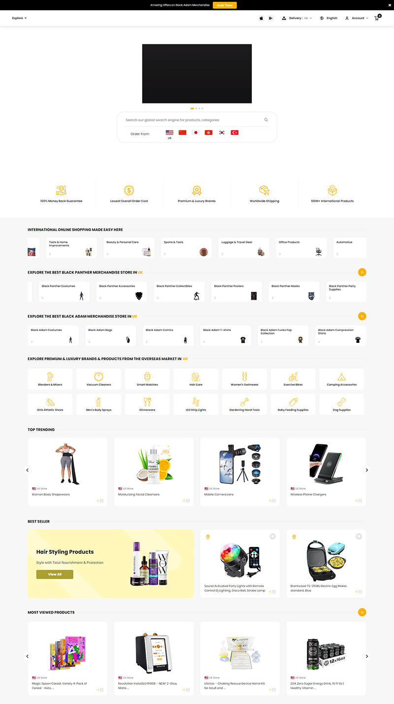 Ubuy UK 英国电商百货购物网站