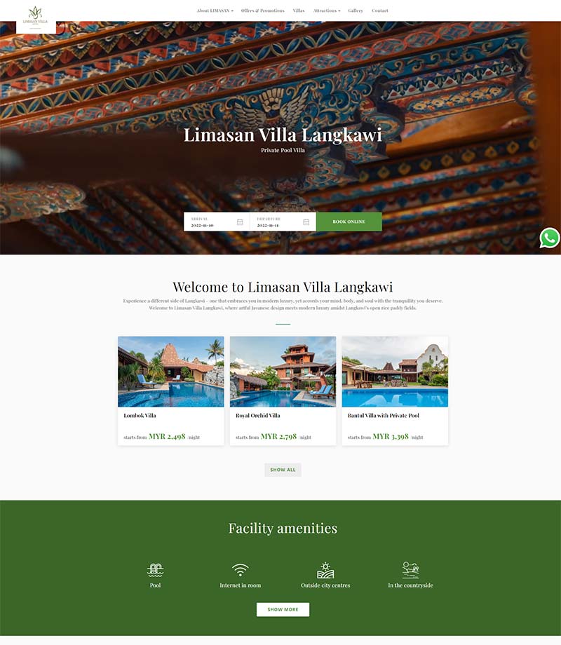 Limasan Villa Langkawi 马来西亚度假酒店预定网站