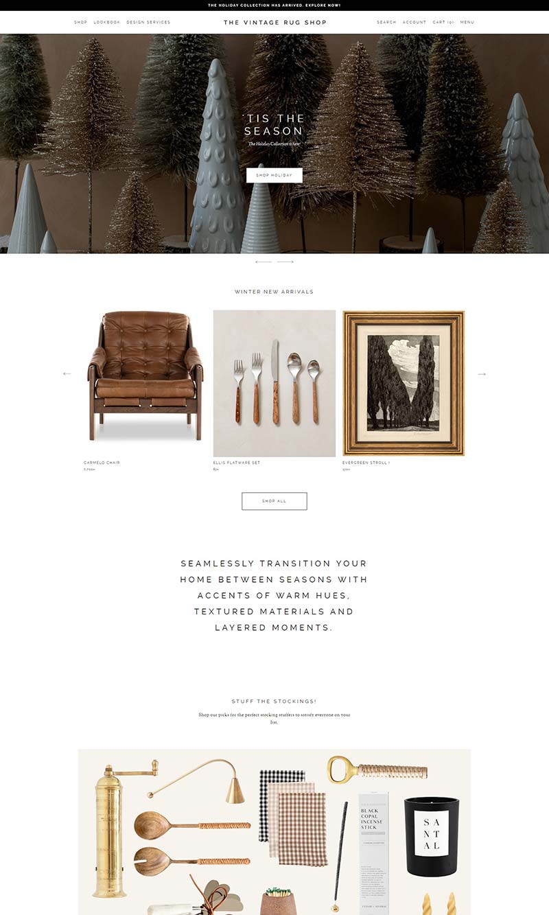 The Vintage Rug Shop 美国时尚家居用品购物网站