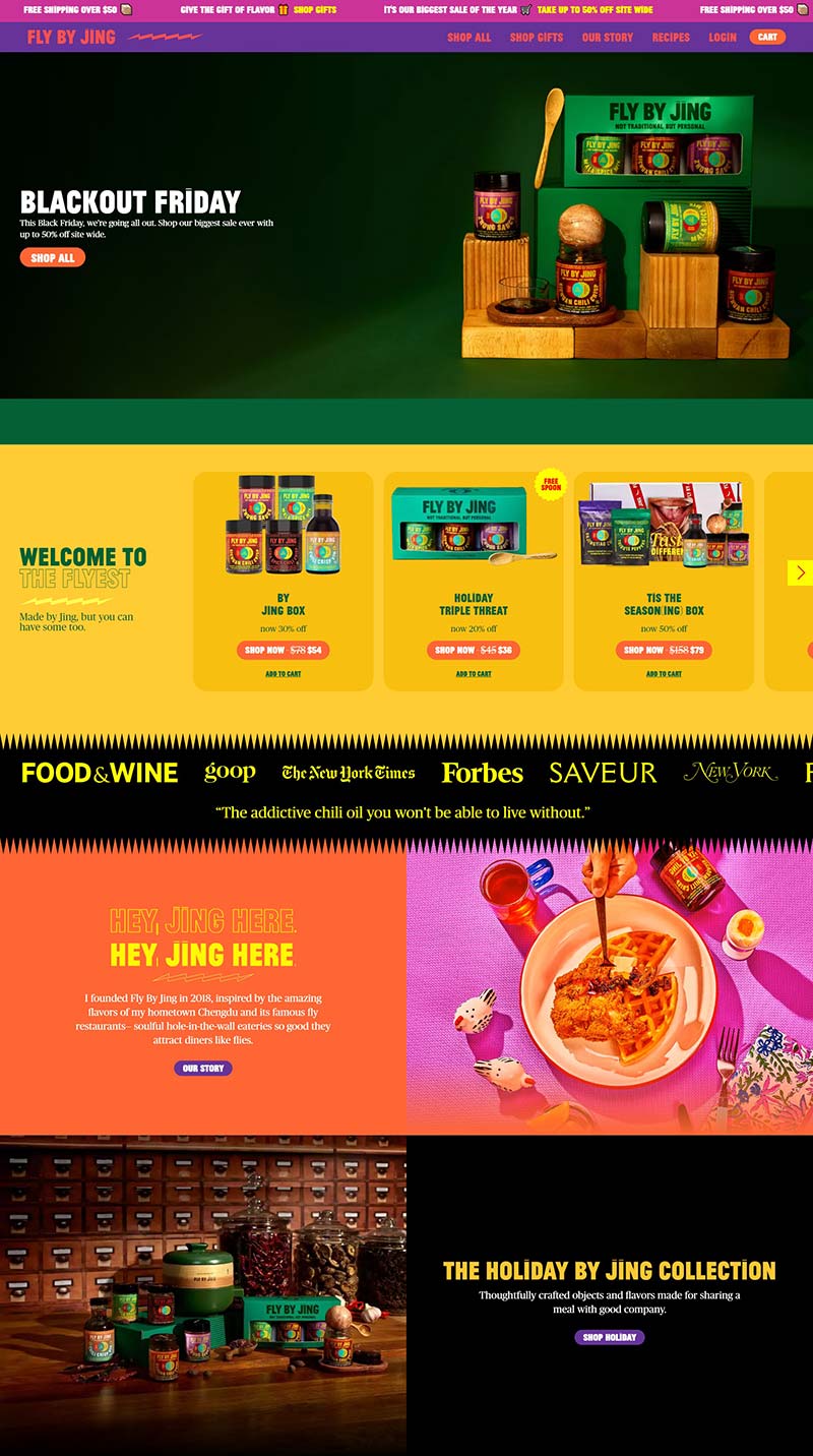 Fly By Jing 中国成都美食酱国际购物网站