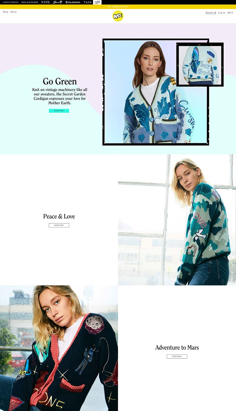 No! Jeans 美国时尚复古服饰购物网站