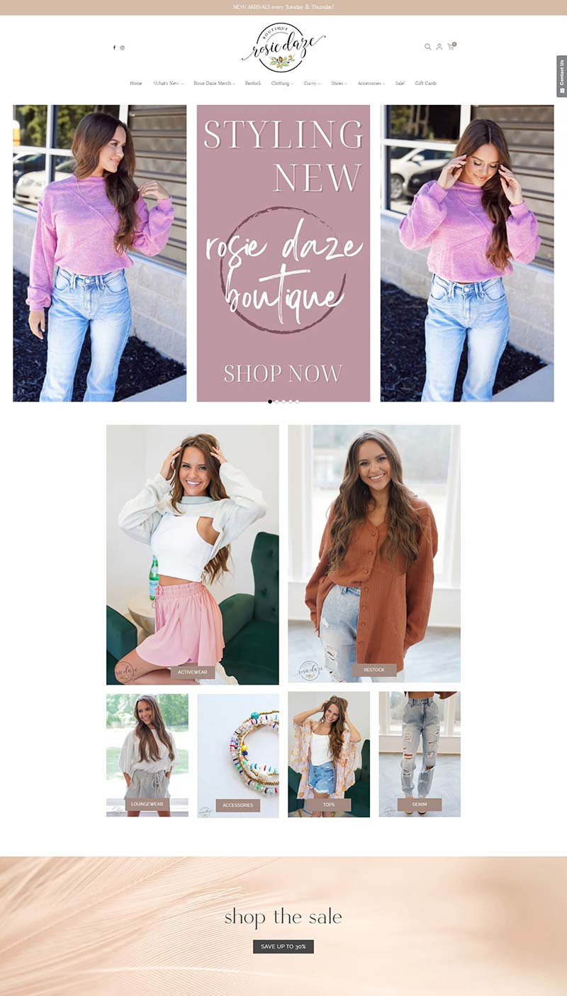 Rosie Daze 美国在线精品女装购物网站