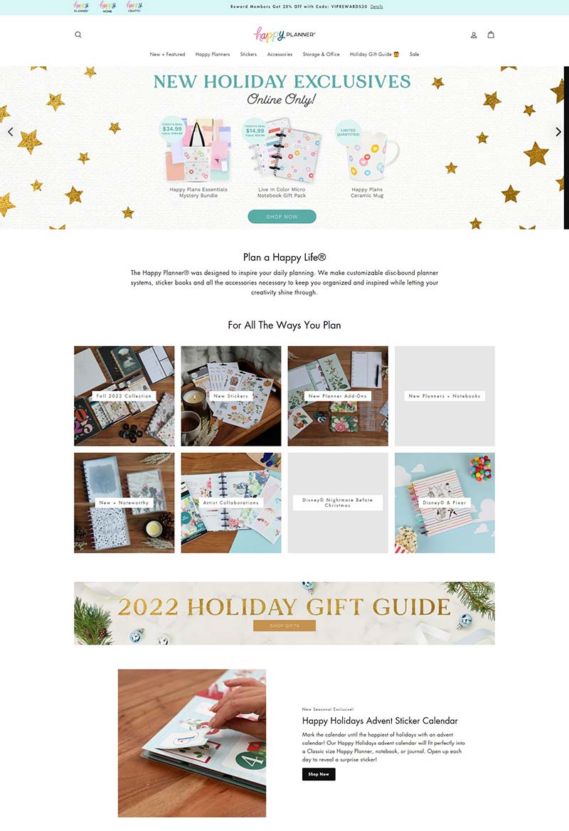 The Happy Planner 美国计划效率笔记本购物网站