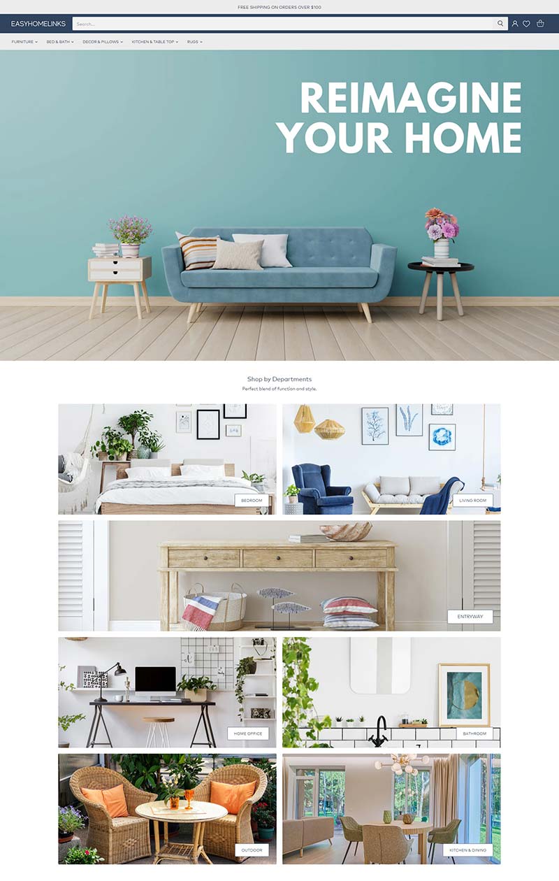 Easy Home Links 美国时尚家具品牌购物网站