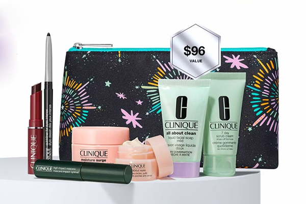 Clinique 倩碧美国官网黑五全场护肤美妆7折促销，满$68送8件套