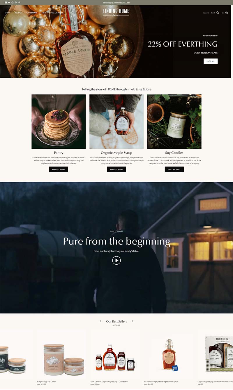 Finding Home Farms 美国居家生活品牌购物网站